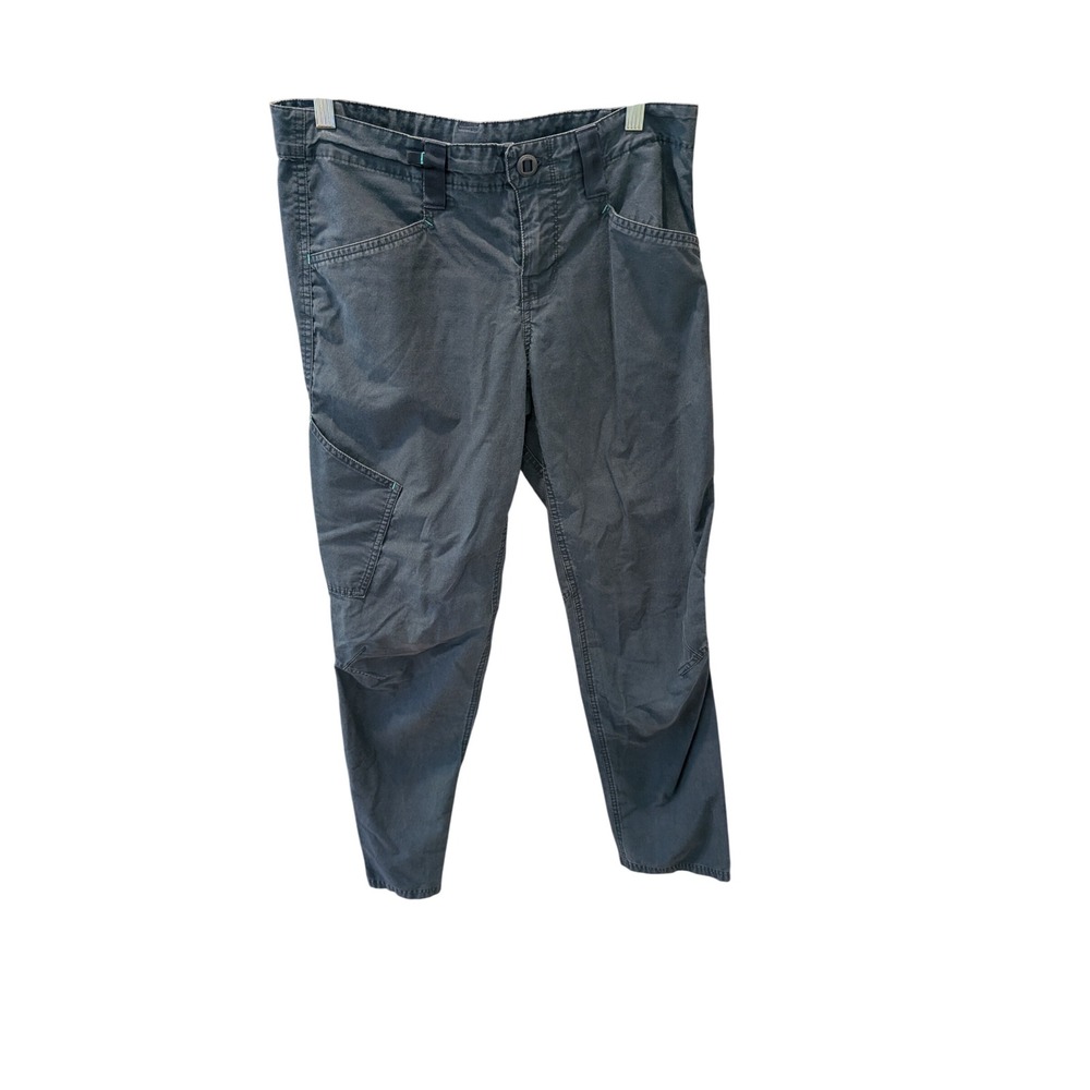 Patagonia Womens Utility Pants Organic Cotton Canvas Navy Straight Leg Hiking